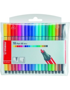 STABILO Pen 68 Mini marcatore Multicolore 20 pz
