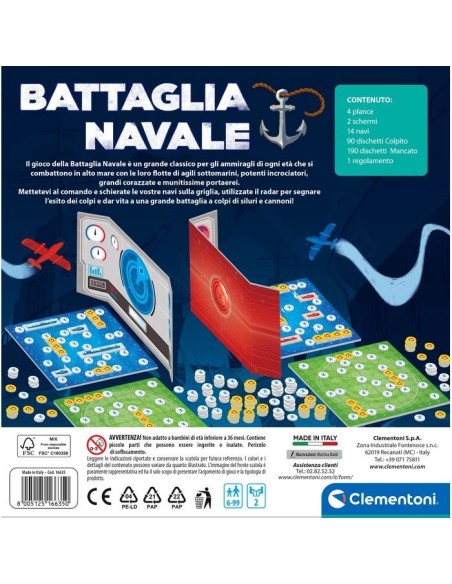 Clementoni 16635 gioco da tavolo Strategia