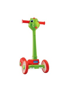 Baby Dragon Push Scooter Bambini Monopattino a tre ruote Verde, Multicolore, Rosso