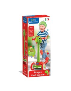 Baby Dragon Push Scooter Bambini Monopattino a tre ruote Verde, Multicolore, Rosso 2
