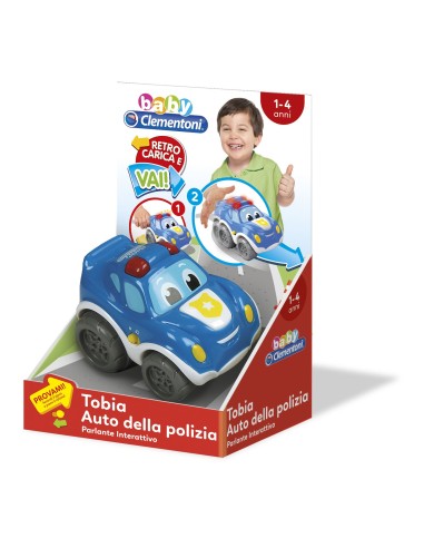 Clementoni Tobia auto della polizia