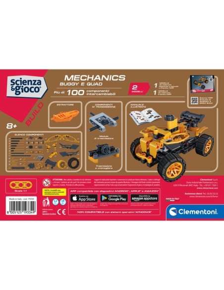 Clementoni Science & Jeu construction BUGGY E QUAD