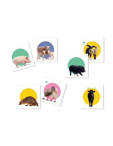 Clementoni Memo games - Farm animals