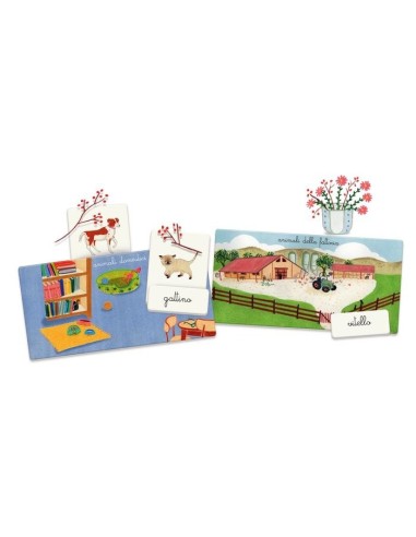 Clementoni Montessori - Gli animali e i loro cuccioli