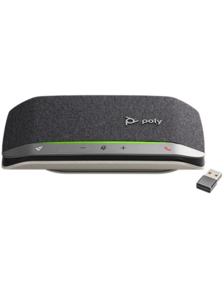 POLY sync 20 vivavoce Universale Bluetooth Nero, Argento