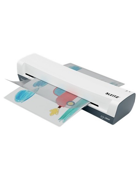 Leitz iLAM Home Plastificatrice a caldo 300 mm min Grigio, Bianco