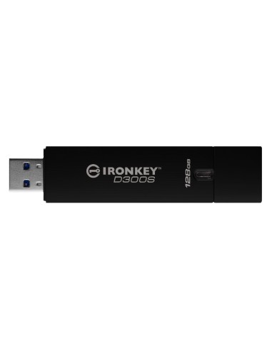Kingston Technology IronKey Drive USB con crittografia AES 256 XTS D300S da 128GB