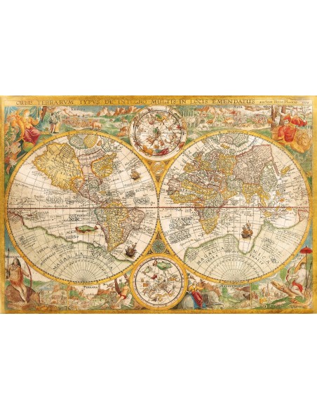 Clementoni Ancient Map Puzzle 2000 pz Mappe