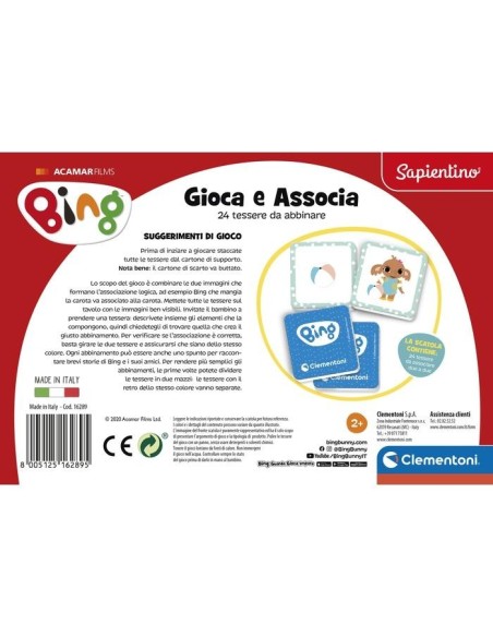 Clementoni Bing - Gioca e Associa