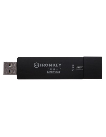 Kingston Technology IronKey D300 unità flash USB 4 GB USB tipo A 3.2 Gen 1 (3.1 Gen 1) Nero