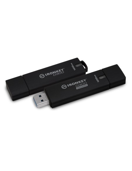 Kingston Technology IronKey D300 unità flash USB 4 GB USB tipo A 3.2 Gen 1 (3.1 Gen 1) Nero