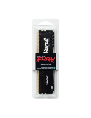 Kingston Technology FURY 16GB 3733MT s DDR4 CL19 DIMM 1Gx8 Beast Black