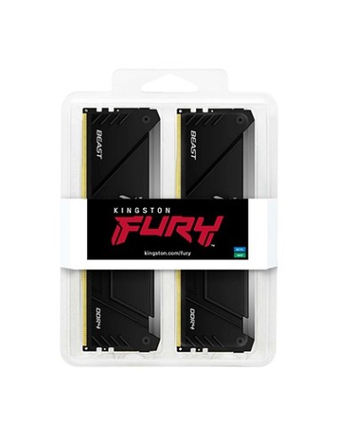 Kingston Technology FURY 32GB 2666MT s DDR4 CL16 DIMM (Kit da 2) Beast RGB