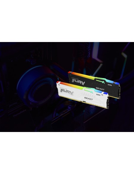 Kingston Technology FURY 32 GB 5600 MT s DDR5 CL40 DIMM Beast White RGB XMP