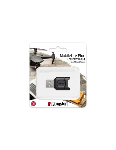 Kingston Technology MobileLite Plus lettore di schede USB 3.2 Gen 1 (3.1 Gen 1) Type-A Nero