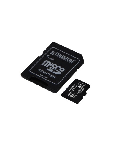 Kingston Technology Scheda micSDHC Canvas Select Plus 100R A1 C10 da 32GB + adattatore