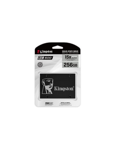Kingston Technology Drive SSD KC600 SATA3 2,5" 256G