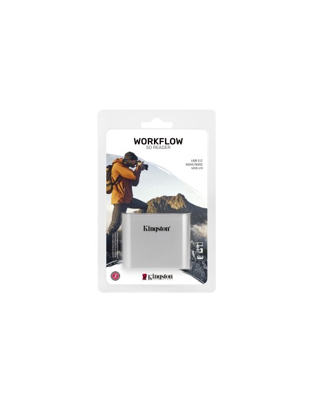 Kingston Technology Lettore di schede USB3.2 Gen1 Workflow Dual-Slot SDHC SDXC UHS-II