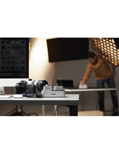 Kingston Technology Lettore di schede USB3.2 Gen1 Workflow Dual-Slot SDHC SDXC UHS-II