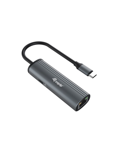 Equip 133486 replicatore di porte e docking station per laptop USB tipo-C Nero, Grigio