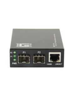 LevelOne GVT-2011 convertitore multimediale di rete 1000 Mbit s Grigio 2