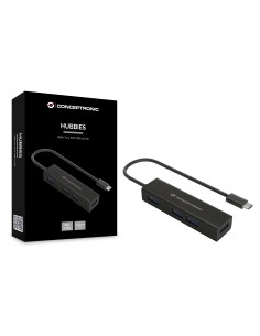 Conceptronic HUBBIES07B hub di interfaccia USB 3.2 Gen 1 (3.1 Gen 1) Type-C 5000 Mbit s Nero 2