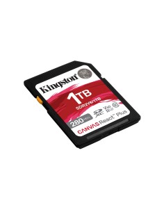 Kingston Technology 1TB Canvas React Plus SDXC UHS-II 280R 150W U3 V60 for Full HD 4K 2