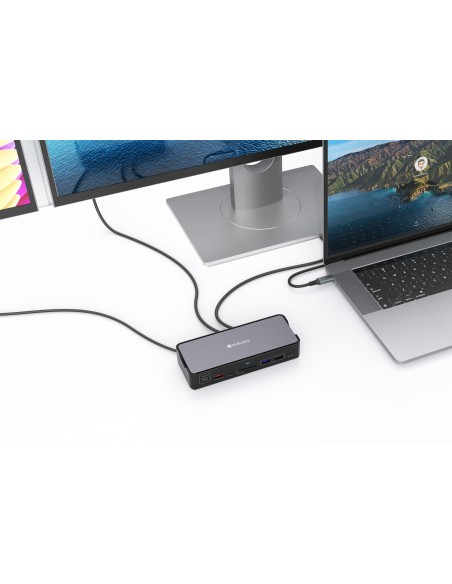 Verbatim CDS-15 Cablato USB 3.2 Gen 1 (3.1 Gen 1) Type-C Nero, Grigio