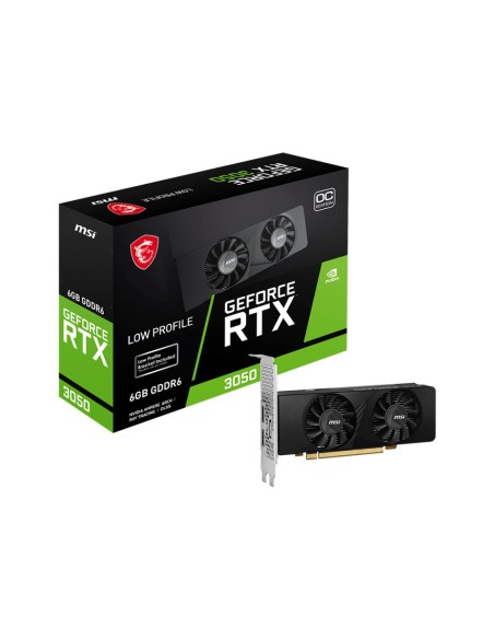 MSI GEFORCE RTX 3050 LP 6G OC scheda video NVIDIA 6 GB GDDR6