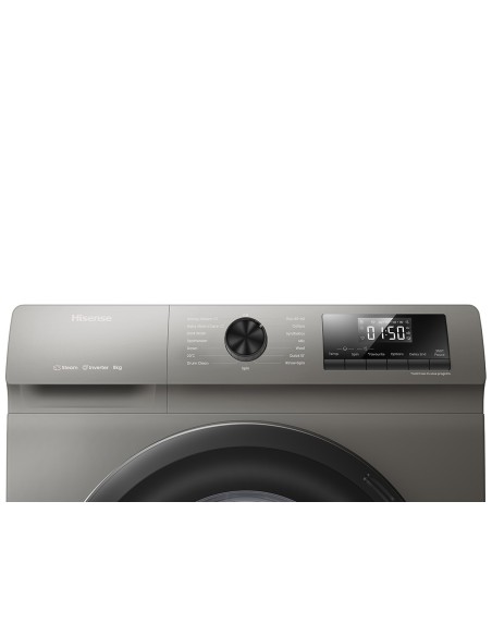 Hisense WFQP8014EVMT lavatrice Caricamento frontale 8 kg 1400 Giri min Acciaio inossidabile