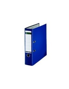Leitz Plastic Lever Arch File A4 80mm 180° Blue raccoglitore ad anelli Blu