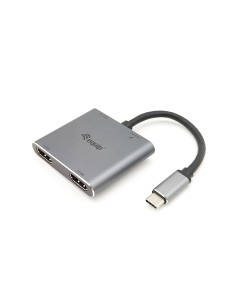 Equip 133484 replicatore di porte e docking station per laptop USB 3.2 Gen 1 (3.1 Gen 1) Type-C Argento