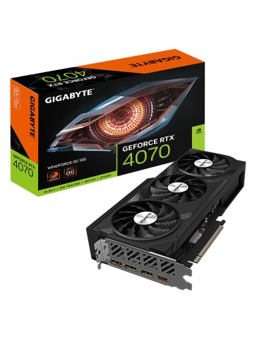Gigabyte GV-N4070WF3OC-12GD scheda video NVIDIA GeForce RTX 4070 12 GB GDDR6X