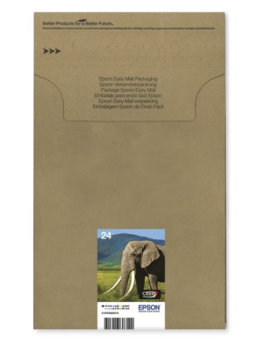 Epson Multipack 6 colori T24 Claria Photo HD in confezione Easy Mail Packaging
