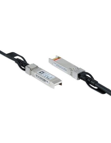LevelOne DAC-0102 cavo a fibre ottiche 2 m SFP+ Nero