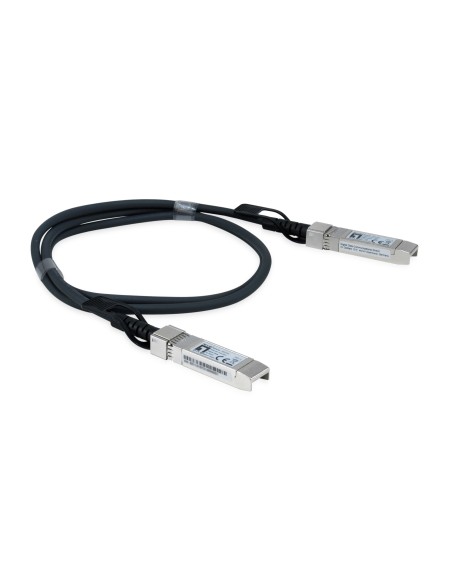 LevelOne DAC-0102 cavo a fibre ottiche 2 m SFP+ Nero