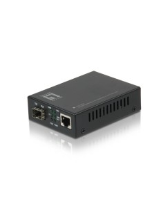 LevelOne GVT-2000 convertitore multimediale di rete 1000 Mbit s Modalità multipla Nero