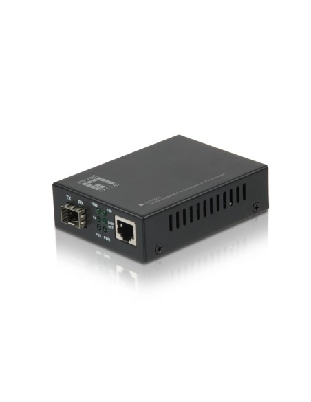 LevelOne GVT-2000 convertitore multimediale di rete 1000 Mbit s Modalità multipla Nero