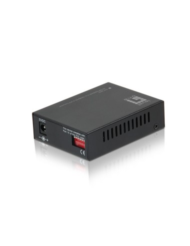 LevelOne GVT-2000 convertitore multimediale di rete 1000 Mbit s Modalità multipla Nero