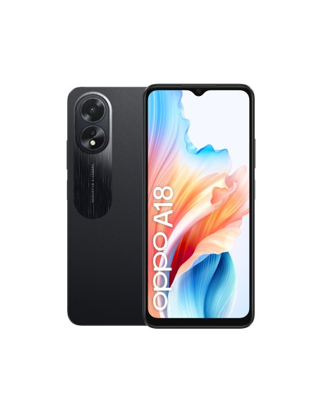 OPPO A18 4G Smartphone, AI Doppia fotocamera 8+2MP, Selfie 5MP, Display 6.56” 90HZ LCD HD+, 5000mAh, RAM 4GB (Esp
