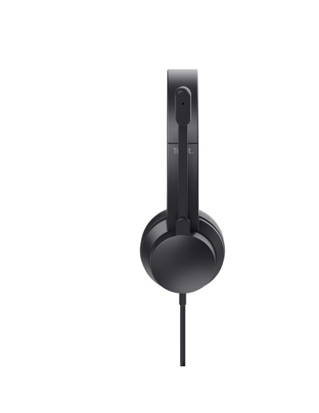 Trust HS-201 Auricolare Cablato A Padiglione Ufficio USB tipo A Nero