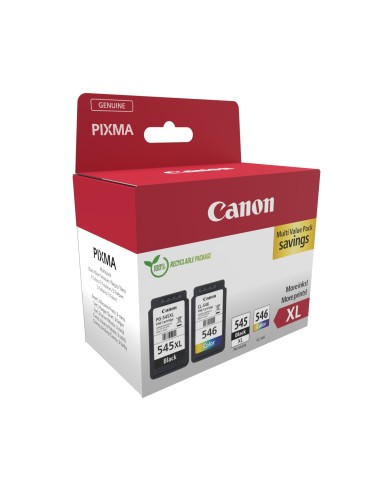 Canon 8286B012 cartuccia d'inchiostro 2 pz Originale Resa elevata (XL) Nero, Ciano, Magenta, Giallo