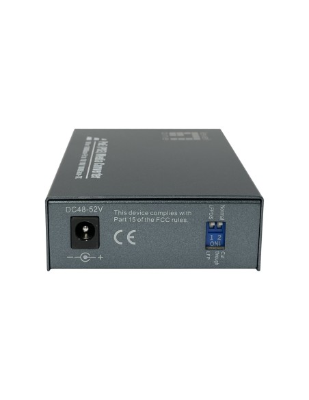 LevelOne GVT-2014 convertitore multimediale di rete 1000 Mbit s 1310 nm Modalità singola Grigio