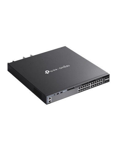 TP-Link Omada SG6428XHP switch di rete Gestito L3 Gigabit Ethernet (10 100 1000) Supporto Power over Ethernet (PoE) 1U Nero
