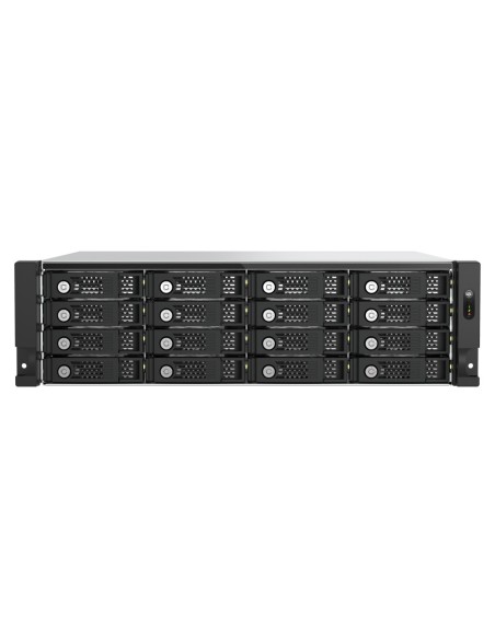 QNAP TL-R1600PES-RP contenitore di unità di archiviazione Box esterno HDD SSD Nero, Grigio 2.5 3.5"