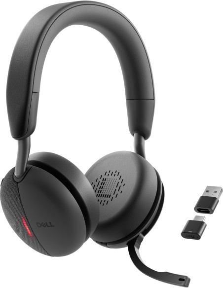 DELL WL5024 Auricolare Con cavo e senza cavo A Padiglione Aviazione USB tipo-C Bluetooth Nero