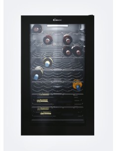 Candy DiVino CWC 150 EM NF Cantinetta vino con compressore Libera installazione Nero 41 bottiglia bottiglie