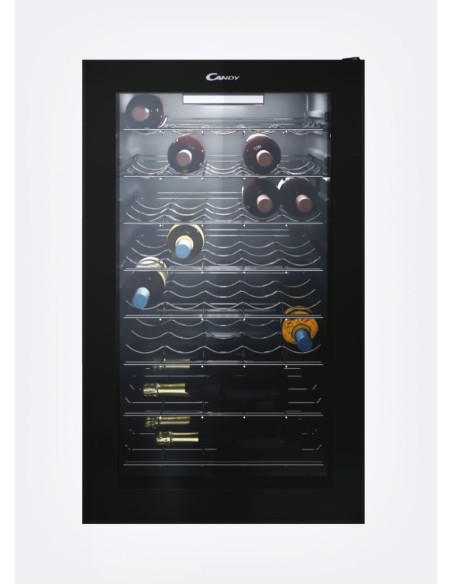 Candy DiVino CWC 150 EM NF Cantinetta vino con compressore Libera installazione Nero 41 bottiglia bottiglie