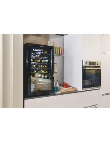 Candy DiVino CWC 150 EM NF Cantinetta vino con compressore Libera installazione Nero 41 bottiglia bottiglie
