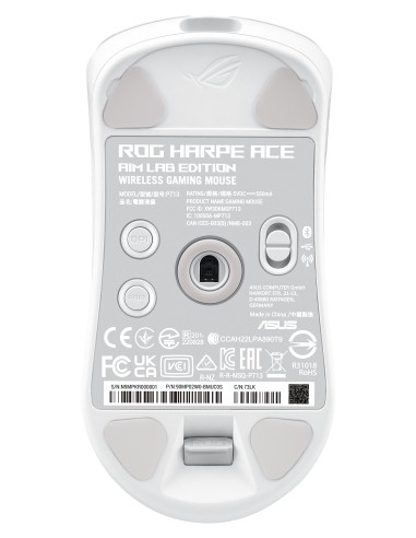ASUS ROG Harpe Ace Aim Lab Edition mouse Ambidestro RF Wireless + Bluetooth + USB Type-C Opto-meccanico 36000 DPI